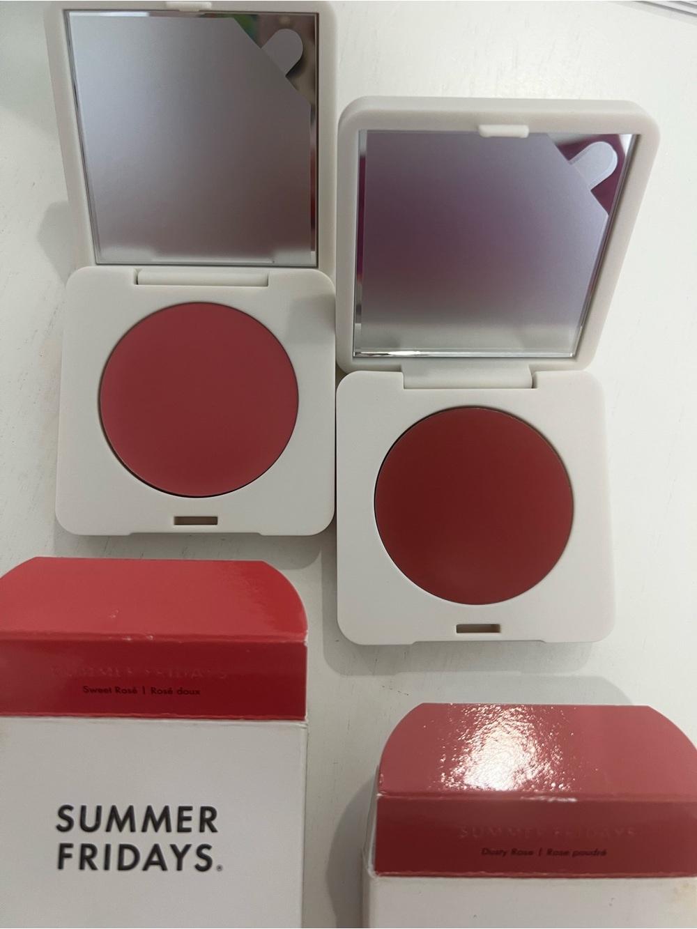 Summer Fridays Cream Cheek & Lip Tint — Sweet Rose & Dusty Rose